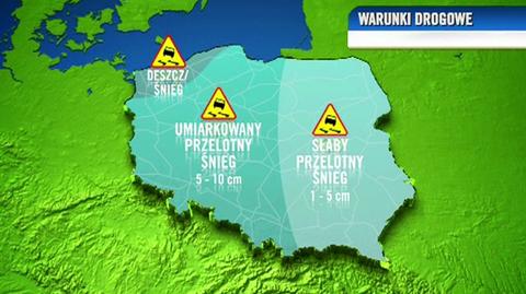 Prognoza pogody TVN Meteo dla kierowców, 16.01