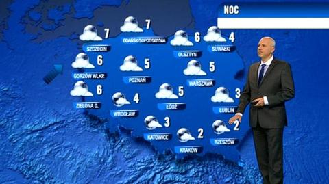 Prognoza pogody TVN Meteo na noc, 30/31.10