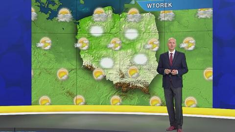 Prognoza pogody TVN Meteo na wtorek