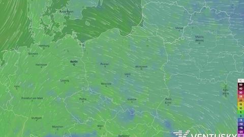 Prognoza temperatur w najbliższych dniach (Ventusky.com)