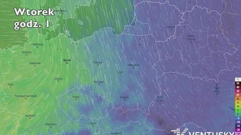 Prognoza temperatury na najbliższe dni (Ventusky.com)