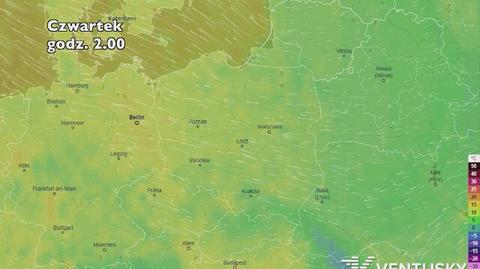 Prognoza temperatury na pięć dni (ventusky.com)