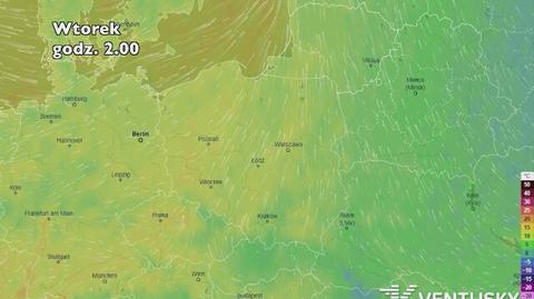 Prognoza temperatury na pięć dni (ventusky.com)