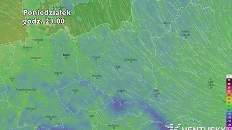 Prognoza temperatury na pięć dni (ventusky.com)