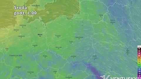 Prognoza temperatury na pięć dni (ventusky.com)