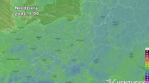 Prognoza temperatury na pięć dni (ventusky.com)