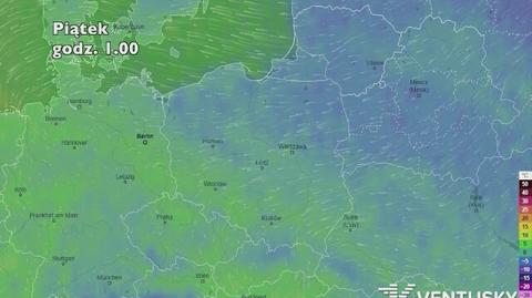 Prognoza temperatury na pięć dni (ventusky.com)