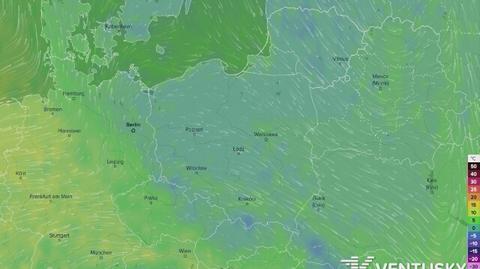 Prognoza temperatury w Polsce