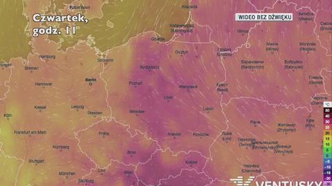 Prognozowana temperatura w najbliższych dniach