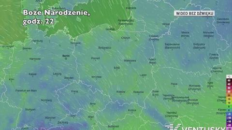 Prognozowana temperatura w najbliższych dniach (Ventusky.com)