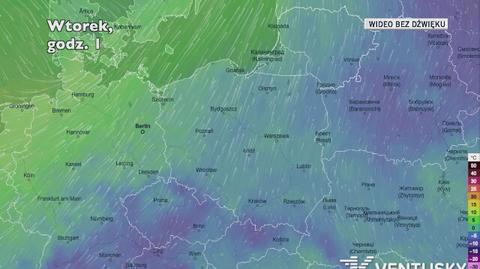 Prognozowana temperatura w najbliższych dniach (Ventusky.com)