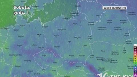 Prognozowana temperatura w najbliższych dniach (Ventusky.com)