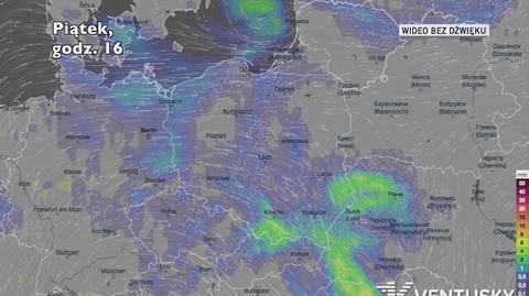 Prognozowane opady w najbliższych dniach