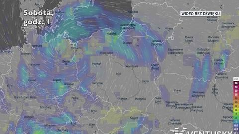 Prognozowane opady w najbliższych dniach