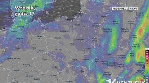 Prognozowane opady w najbliższych dniach