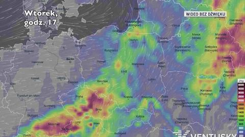 Prognozowane opady w najbliższych dniach