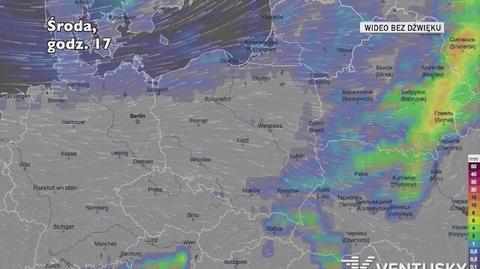 Prognozowane opady w najbliższych dniach