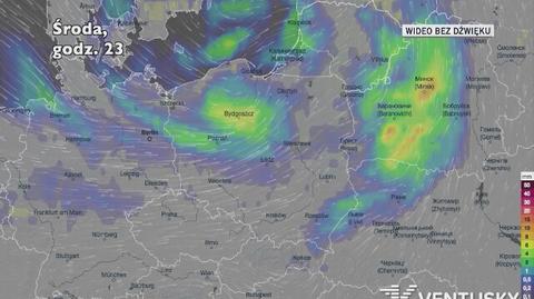 Prognozowane opady w najbliższych dniach