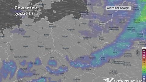 Prognozowane opady w najbliższych dniach