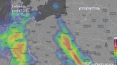 Prognozowane opady w najbliższych dniach