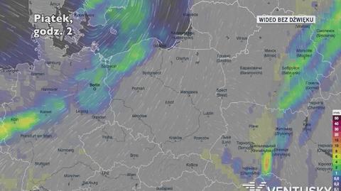 Prognozowane opady w najbliższych dniach