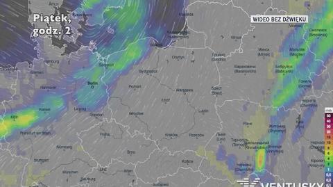 Prognozowane opady w najbliższych dniach