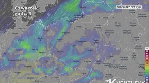 Prognozowane opady w najbliższych dniach