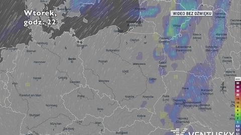 Prognozowane opady w najbliższych dniach