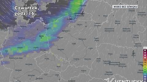 Prognozowane opady w najbliższych dniach