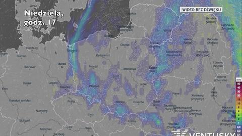 Prognozowane opady w najbliższych dniach