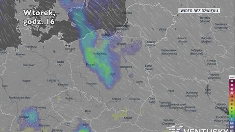 Prognozowane opady w najbliższych dniach