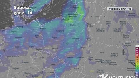 Prognozowane opady w najbliższych dniach