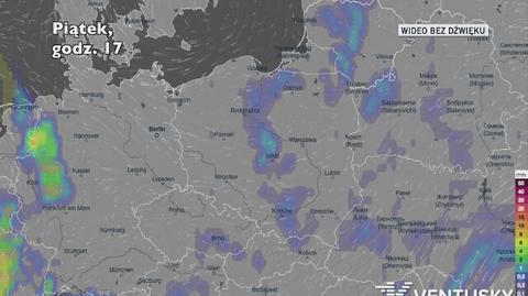 Prognozowane opady w najbliższych dniach