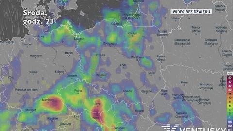 Prognozowane opady w najbliższych dniach