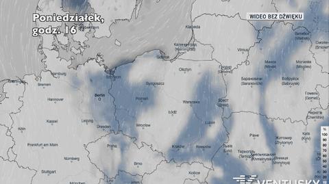 Prognozowane zachmurzenie w najbliższych dniach