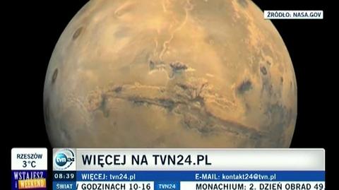 Prywatna firma planuje kolonizację Marsa (TVN24)