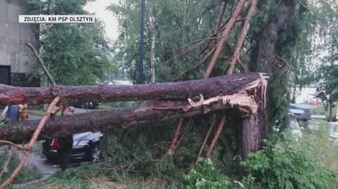 Przez Olsztyn przeszła nawałnica