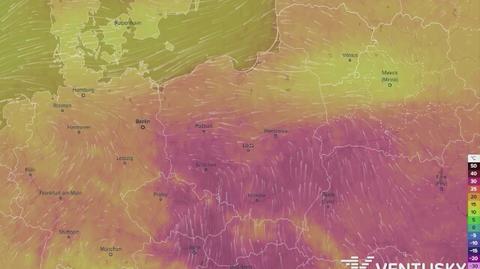 Rozkład temperatury w najbliższych dniach