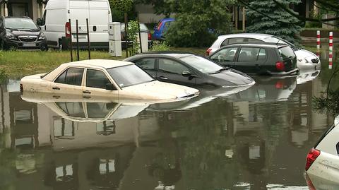 Samochody pod wodą w Szczecinie