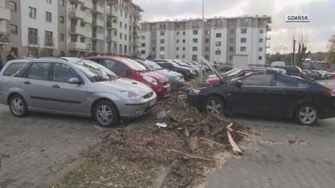 Skutki wichur na północy kraju. Relacja mieszkańców Gdańska