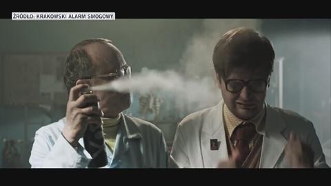 "Smog a człowiek" - edukacyjny spot Krakowskiego Alarmu Smogowego