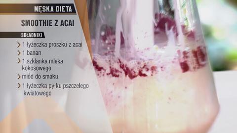 Smoothie z jagód acai