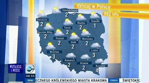 Śnieg na południu Polski. Uwaga na drogach (TVN24)