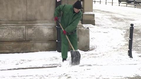 Śnieg we Wrocławiu (TVN24)