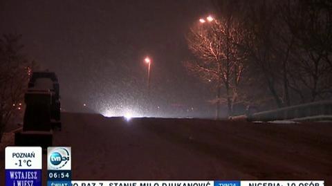 Śnieżnie w Krakowie (TVN24)