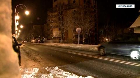 Spadł śnieg na południu Polski (TVN24)