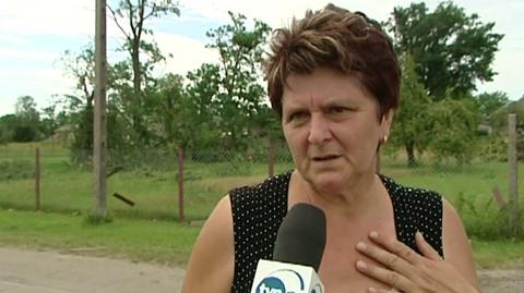 Świadkowie o wichurze na Mazowszu (TVN24)