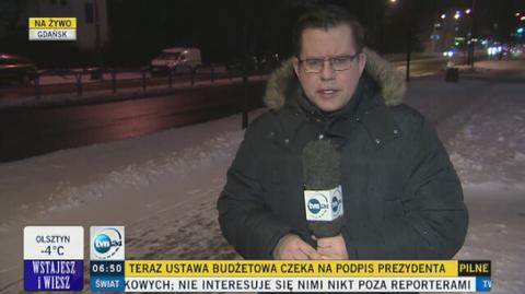 Sytuacja na drogach w Gdańsku