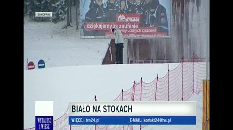 Sytuacja narciarska w Zakopanem (TVN24)