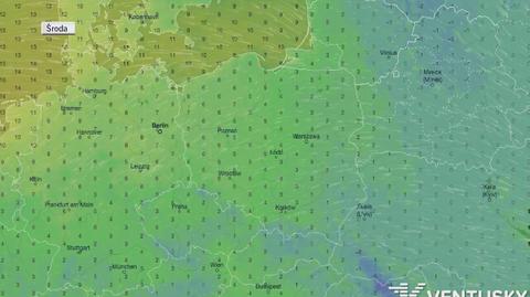 Temperatura prognozowana na najbliższe dni